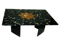 Table avec étoile Octogonale