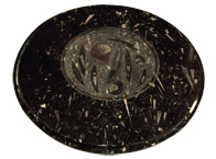 Table ronde marbre fossile