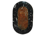 TTable basse ovale en marbre